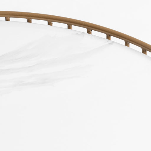 Eleanor - Modern Round Marble Coffee Table — view 2