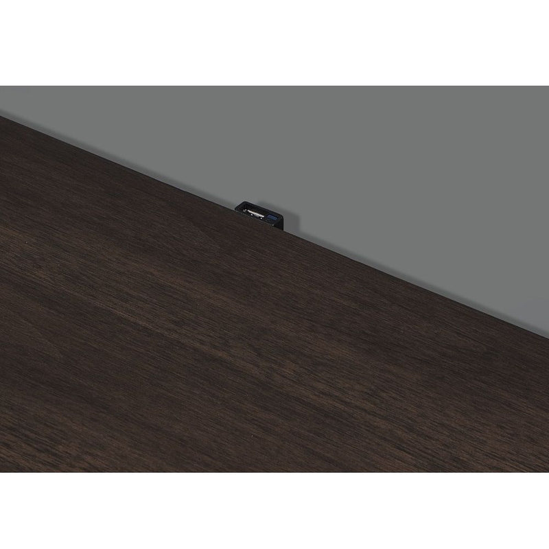 Carena - Nightstand With USB - White & Brown - R&R Furniture Gallery (Fountain Valley, CA)