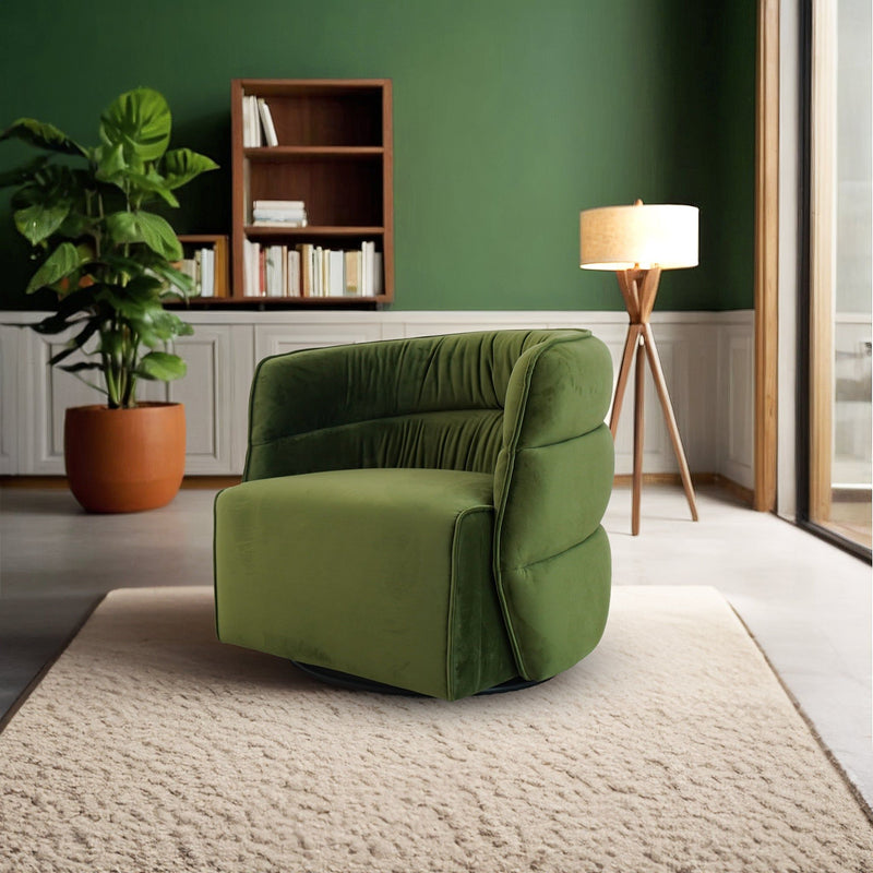 Walden - Stylish Swivel Chair - R&R Furniture Gallery (Fountain Valley, CA)