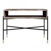 Walker Modern Concrete & Metal Console Table — view 5