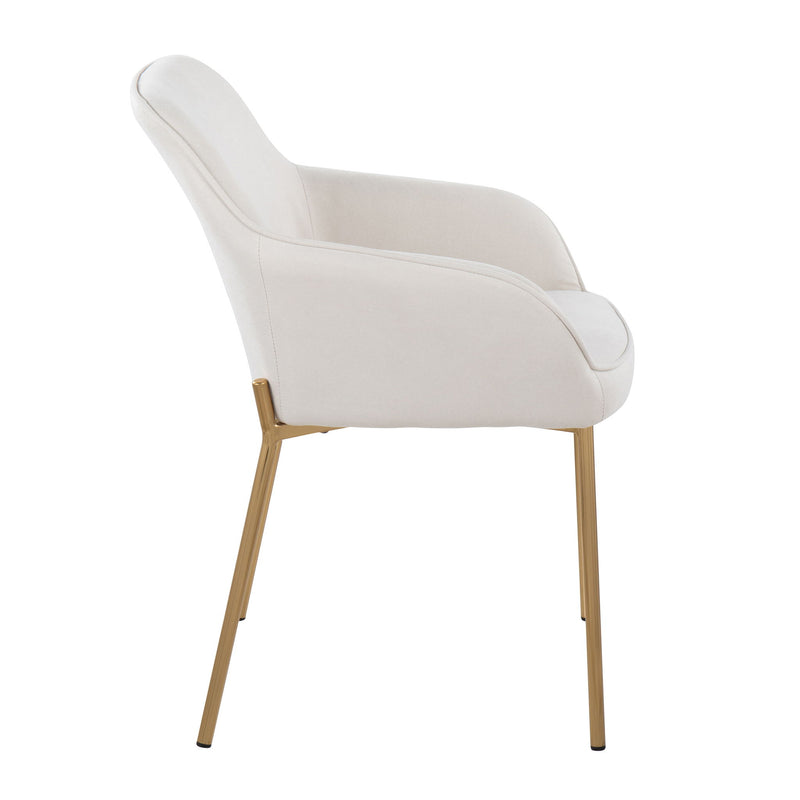 Lumi Source Daniella contemporary dining chair set with sleek design and cushioned seats, perfect for modern dining rooms.