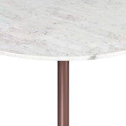 Simpli-Home Osborne dining table with wooden surface and sturdy legs, ideal for kitchen or dining room use.