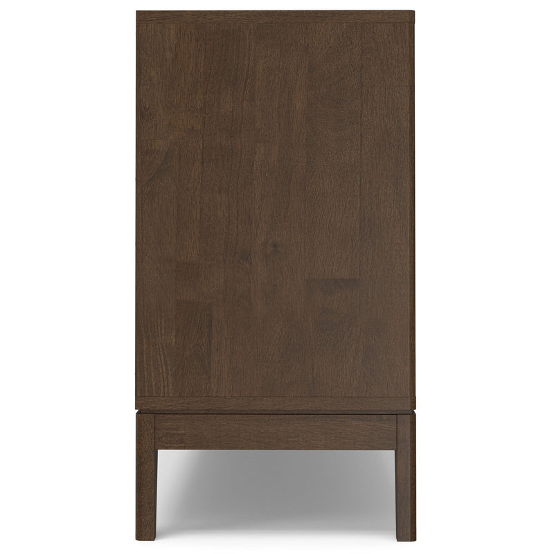 Harper - 3 Door Sideboard Buffet / Storage Cabinet - Walnut Brown - R&R Furniture Gallery (Fountain Valley, CA)
