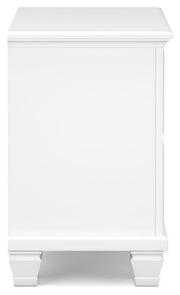 Fortman - Two Drawer Night Stand - White - R&R Furniture Gallery (Fountain Valley, CA)