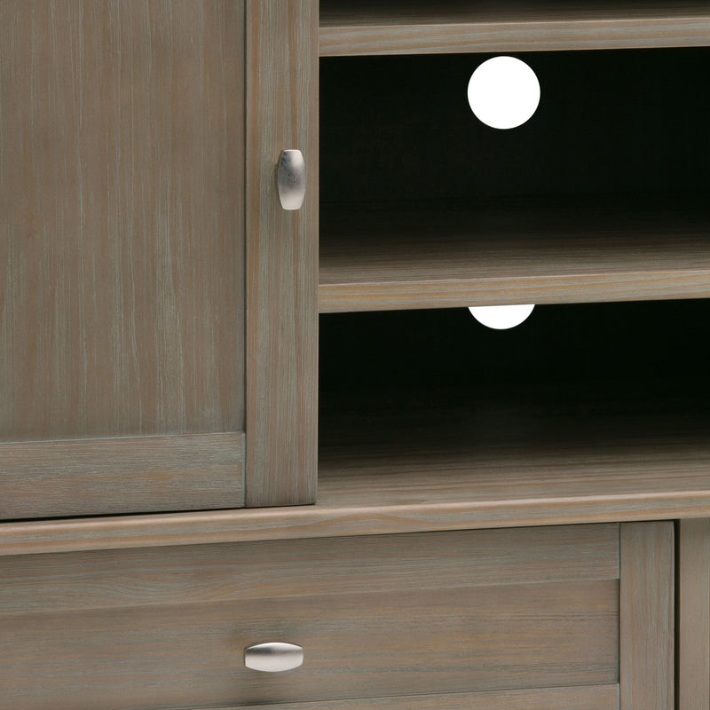 Warm Shaker - TV Media Stand Handcrafted - R&R Furniture Gallery (Fountain Valley, CA)
