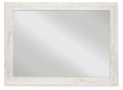 Paxberry - Bedroom Accent Mirror - Whitewash - R&R Furniture Gallery (Fountain Valley, CA)