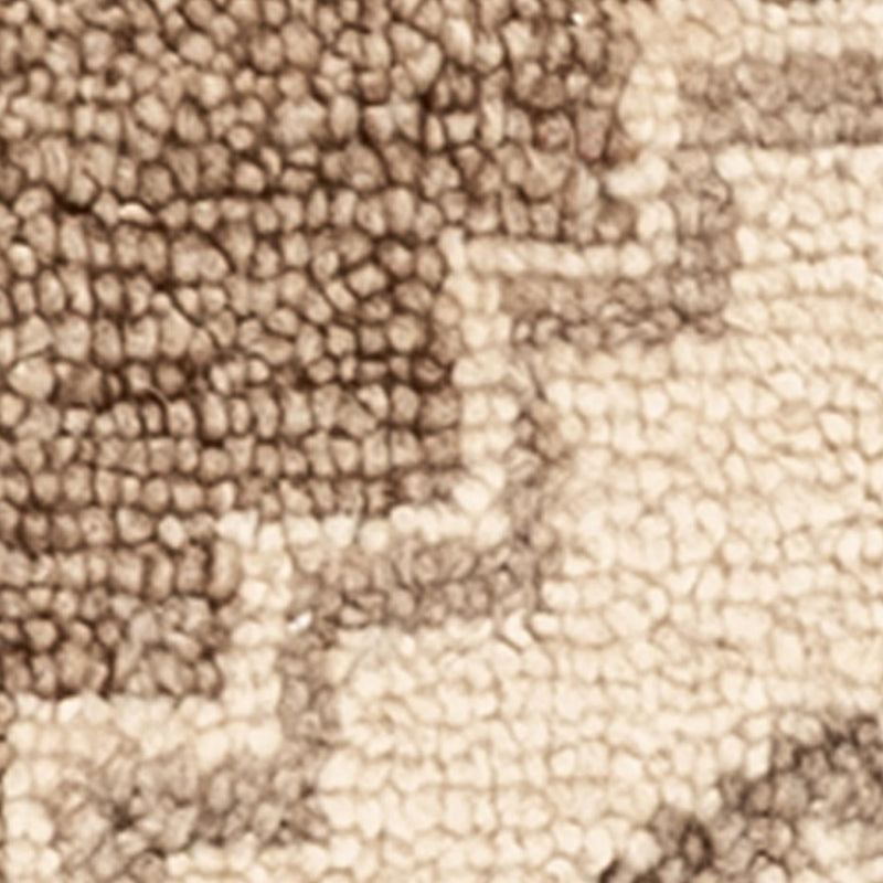 Classic Home Luxor hand-knotted area rug with intricate geometric patterns in rich earthy tones, ideal for living room decor.