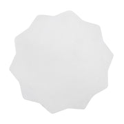 Outdoor lightweight concrete side table by Noble House in antique white, featuring a simple round top and sturdy base.