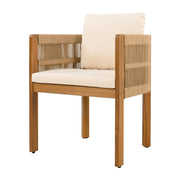 Outdoor Dining Chairs With Rope Handles (Set of 2) - R&R Furniture Gallery (Fountain Valley, CA)