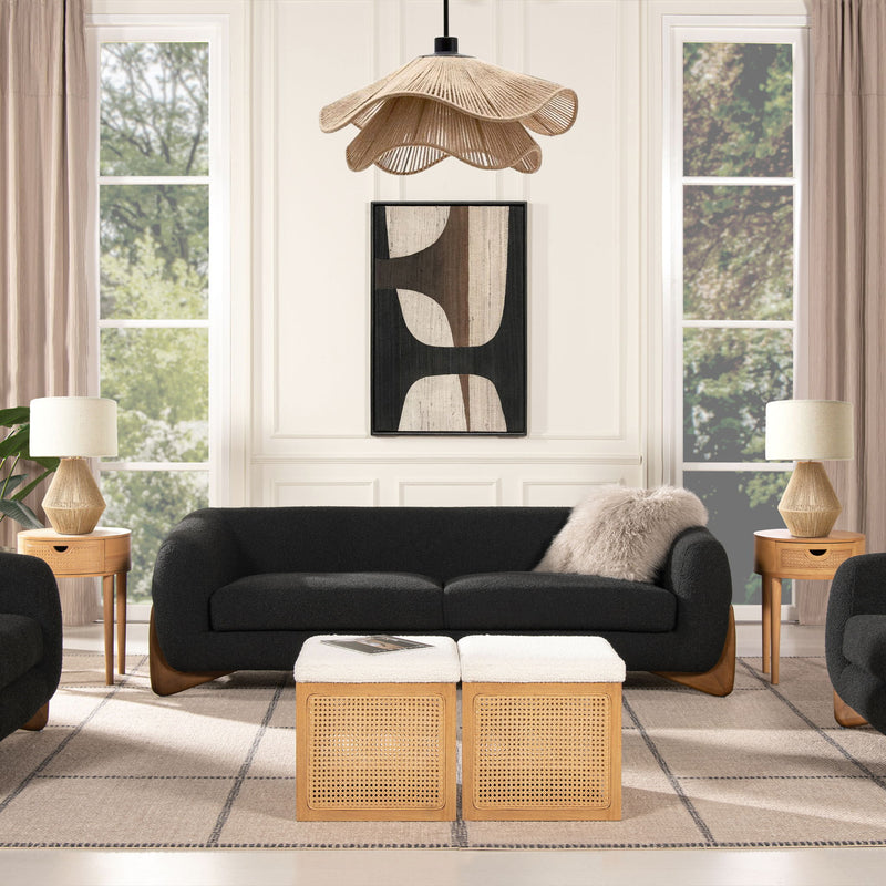 Alpine - Luxurious Upholstery Sherpa Sofa - R&R Furniture Gallery (Fountain Valley, CA)