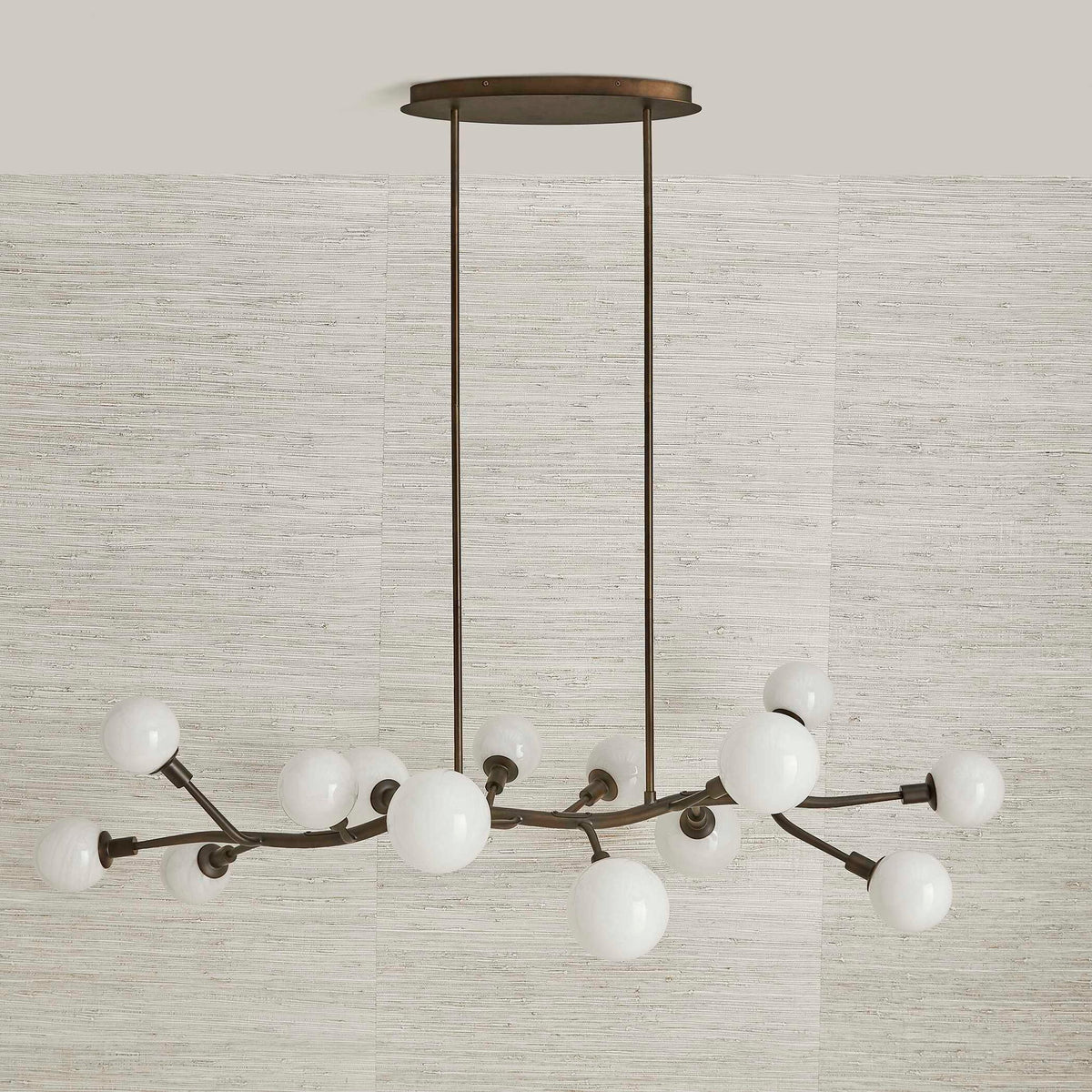 Meandering - 14 Light Pendant