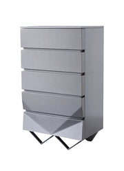 Duke Modern Grey & Black Gun Chrome Chest — view 2