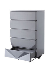Duke Modern Grey & Black Gun Chrome Chest — view 3