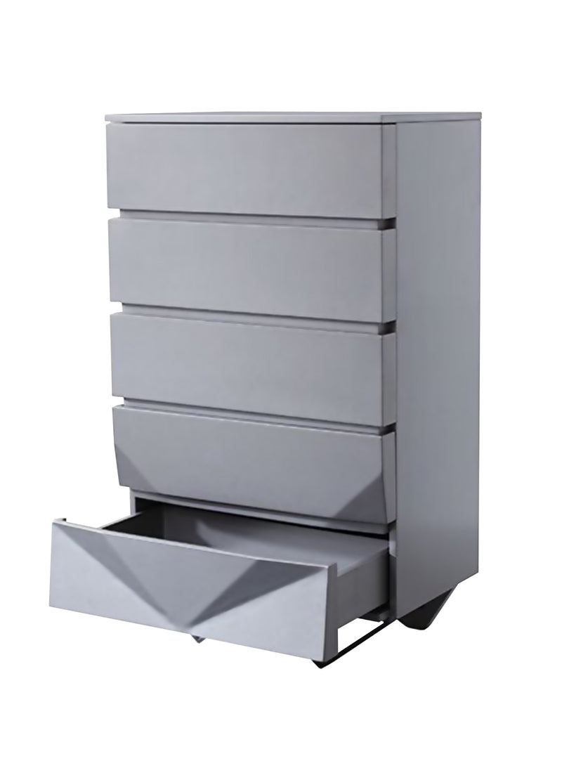 Duke Modern Grey & Black Gun Chrome Chest — view 3