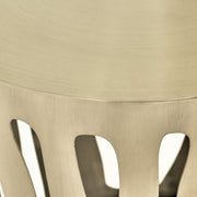 La Rachelle - Round Dining Table - Champagne - R&R Furniture Gallery (Fountain Valley, CA)