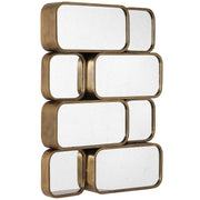 Modern wall mirror Canute by Uttermost featuring a sleek, frameless design with a reflective glass surface.