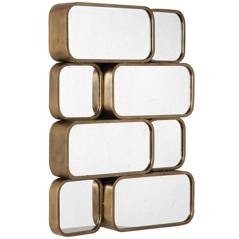 Modern wall mirror Canute by Uttermost featuring a sleek, frameless design with a reflective glass surface.