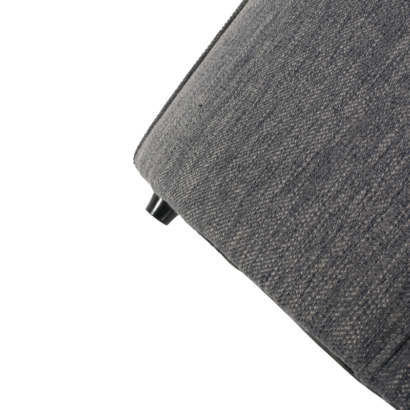 Contemporary Ottoman With Tonal Piping And Button Tuft Design - R&R Furniture Gallery (Fountain Valley, CA)
