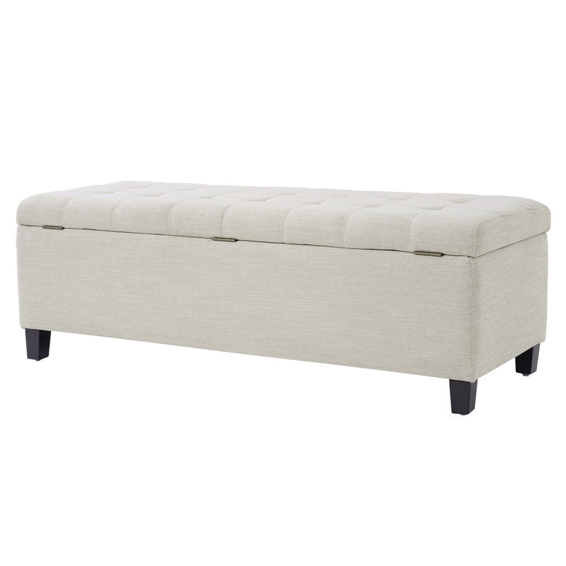 Upholstered Storage Ottoman Bench - R&R Furniture Gallery (Fountain Valley, CA)