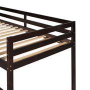 DreamHaus loft bed with slide, featuring a multifunctional design, sturdy wood frame, and playful slide for kids' bedroom decor.