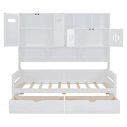 Daybed With All-In-One Cabinet And Shelf - R&R Furniture Gallery (Fountain Valley, CA)