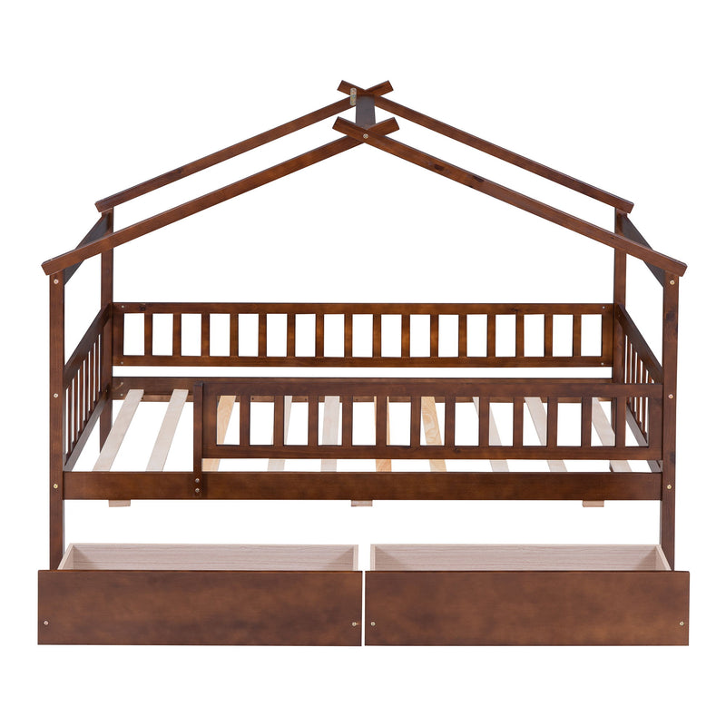 House Bed With 2 Drawers - R&R Furniture Gallery (Fountain Valley, CA)