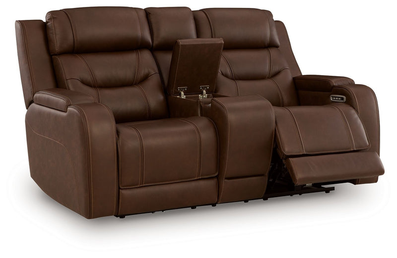 Knightington - Power Reclining Loveseat With Audio Seating - R&R Furniture Gallery (Fountain Valley, CA)