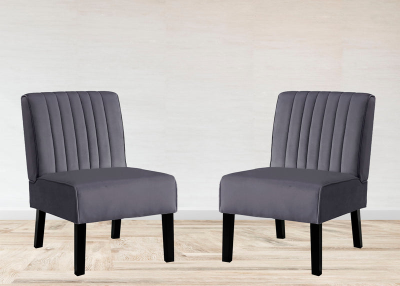 Reese - Mid-Century Modern Accent Chairs With Minimalist Design (Set of 2) - R&R Furniture Gallery (Fountain Valley, CA)