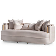Carmela - Sofa - Almond / Gold - R&R Furniture Gallery (Fountain Valley, CA)