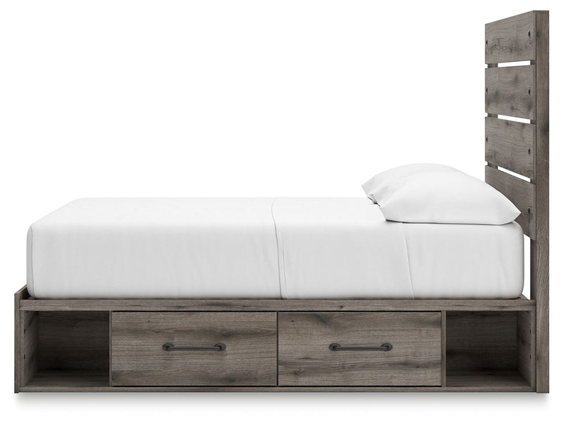 Graystorm - Panel Bed With Storage - R&R Furniture Gallery (Fountain Valley, CA)