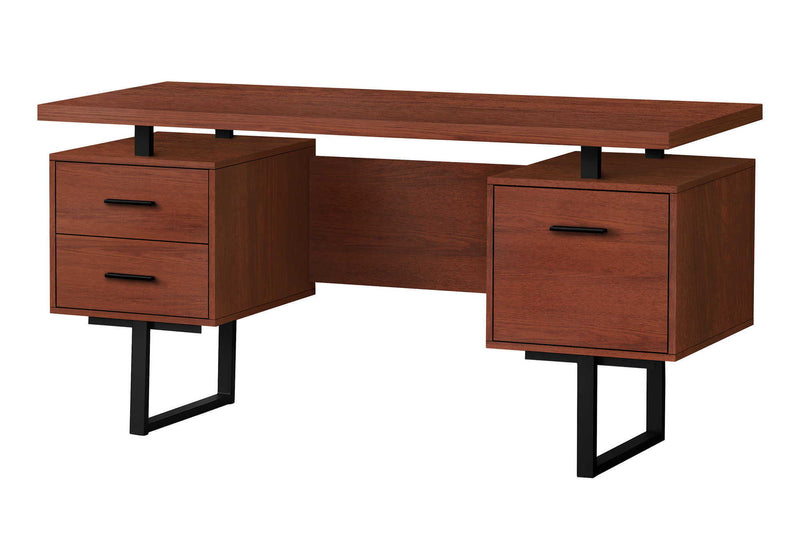 Computer Desk For Home Office, Laptop, Left, Right Set - Up, Storage Drawers, Contemporary & Modern - R&R Furniture Gallery (Fountain Valley, CA)