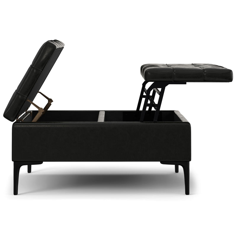 Laura - Lift Top Storage Ottoman - R&R Furniture Gallery (Fountain Valley, CA)