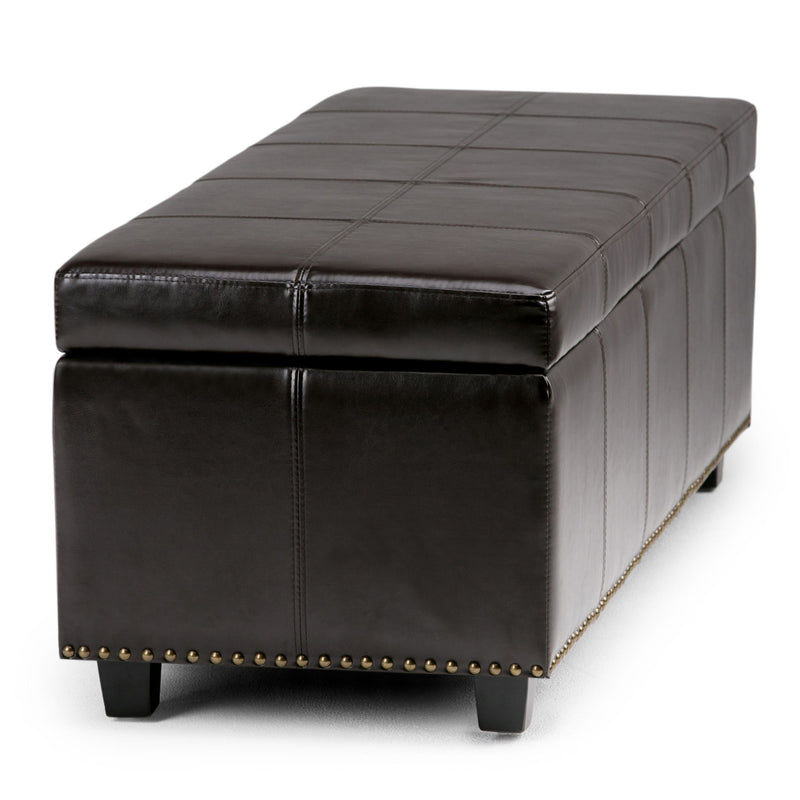 Kingsley - Upholstered Large Storage Ottoman - R&R Furniture Gallery (Fountain Valley, CA)