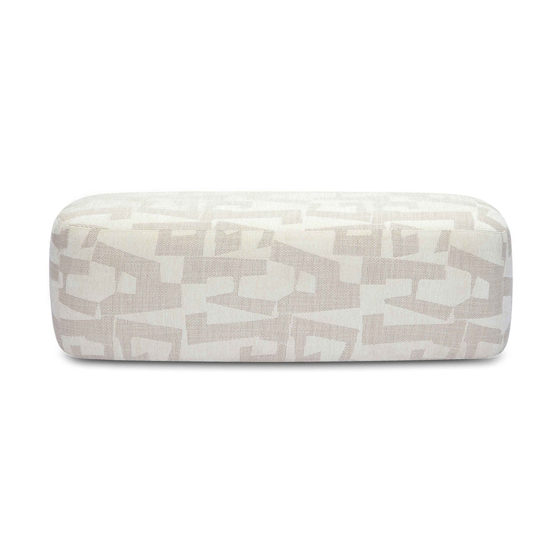 Graceland - Jacquard Bench - Cream - R&R Furniture Gallery (Fountain Valley, CA)