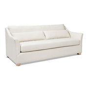 Ada - Flared Arm Contemporary Sofa With Lumbar Pillows - Flax White - R&R Furniture Gallery (Fountain Valley, CA)