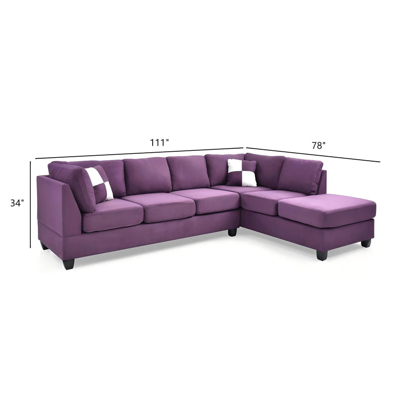 Malone - Comfort Sectional - R&R Furniture Gallery (Fountain Valley, CA)