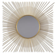 Elspeth - Accent Mirror - Gold Finish - R&R Furniture Gallery (Fountain Valley, CA)
