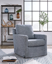 Nenana Next-Gen Nuvella - Swivel Glider Accent Chair - R&R Furniture Gallery (Fountain Valley, CA)