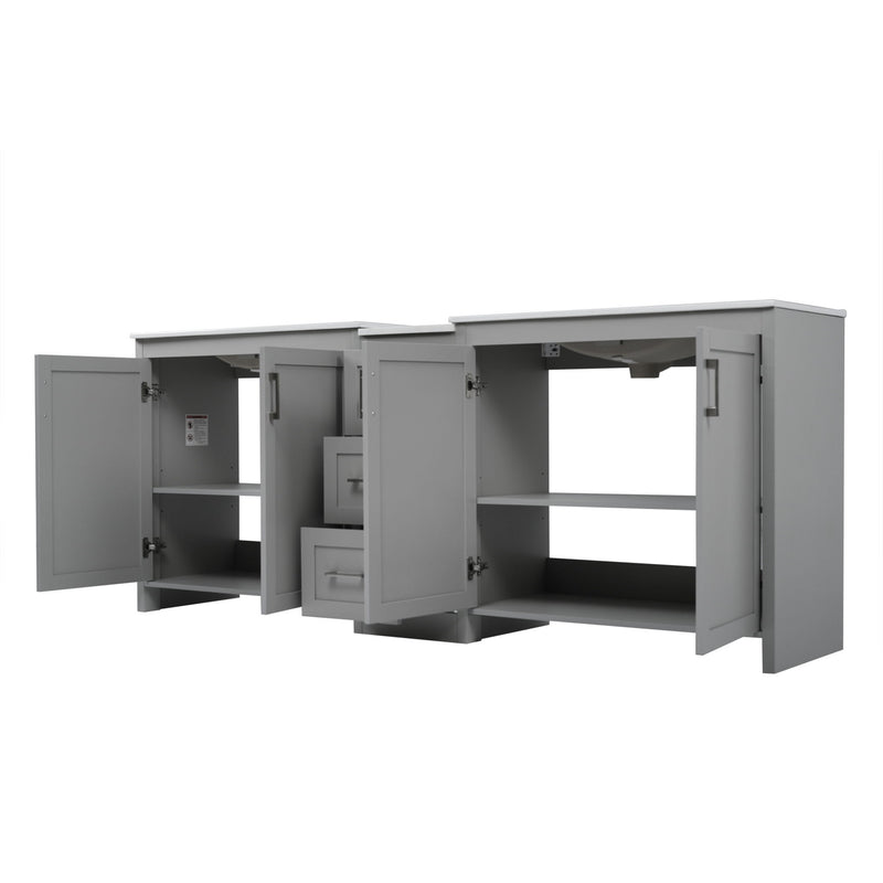 Double Sink Bathroom Vanity With Quartz Countertop