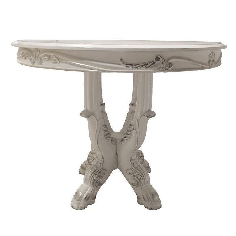 Dresden - 48" Counter Height Table - Bone White - R&R Furniture Gallery (Fountain Valley, CA)