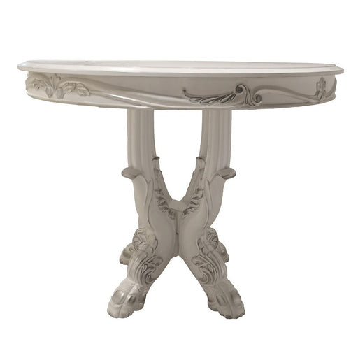 Dresden - 48" Counter Height Table - Bone White - R&R Furniture Gallery (Fountain Valley, CA)