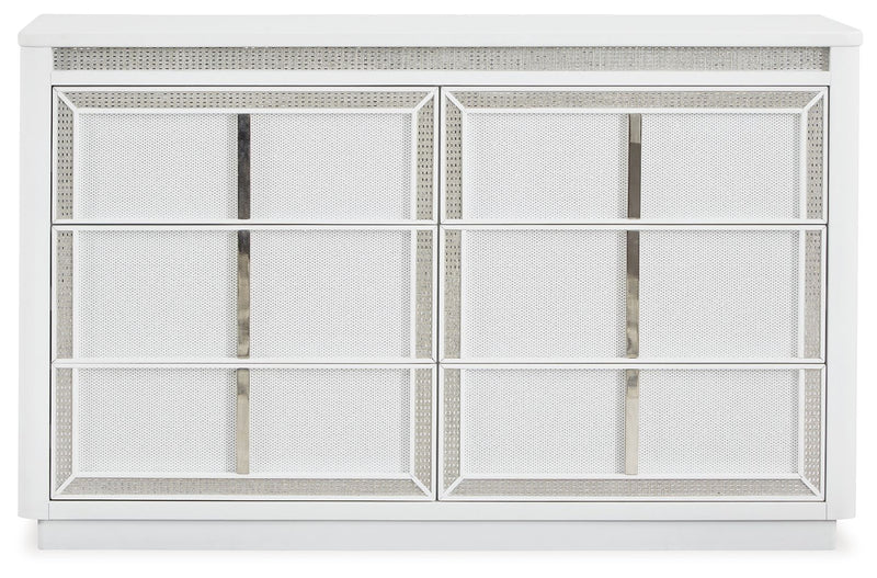 Chalanna - Dresser - White - R&R Furniture Gallery (Fountain Valley, CA)