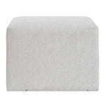 Upholstered Accent Stool - Off-White