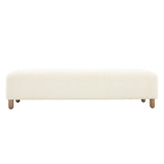 Contemporary Ottoman With Foam Cushion And Durable Upholstery - R&R Furniture Gallery (Fountain Valley, CA)