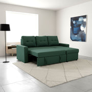 Convertible L Shaped Sectional Sleeper Sofa Bed, Saving Pull Out Couch - R&R Furniture Gallery (Fountain Valley, CA)