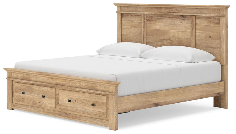 Makidern - Panel Storage Bed With Under Bed Storage Unit And Storage Footboard - R&R Furniture Gallery (Fountain Valley, CA)