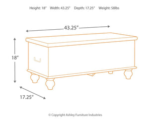 Fossil Ridge - Storage Bench - Beige - R&R Furniture Gallery (Fountain Valley, CA)