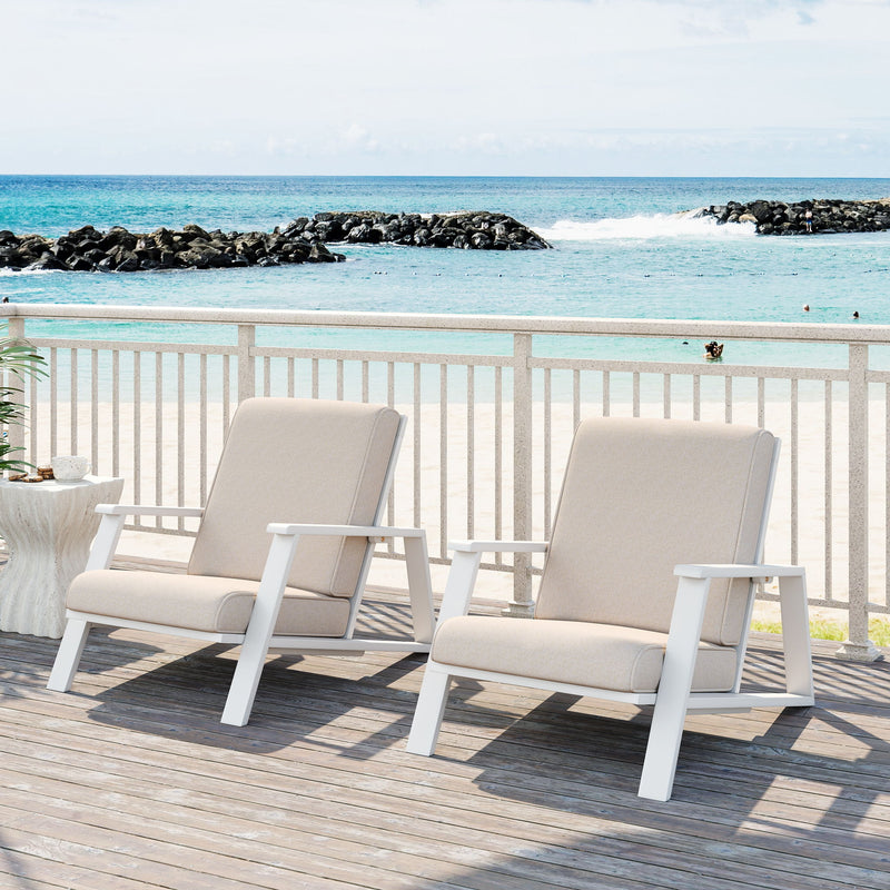 Outdoor Patio Lounge Chair (Set of 2) - R&R Furniture Gallery (Fountain Valley, CA)