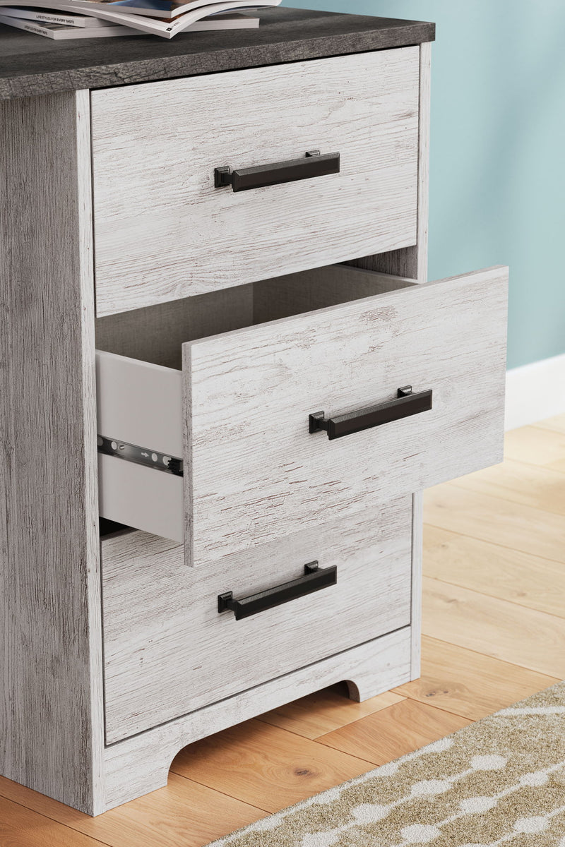 Shawburn - Home Office Desk - White / Dark Charcoal Gray - R&R Furniture Gallery (Fountain Valley, CA)