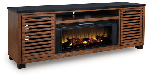 Kallari - TV Stand With Fireplace Option - R&R Furniture Gallery (Fountain Valley, CA)